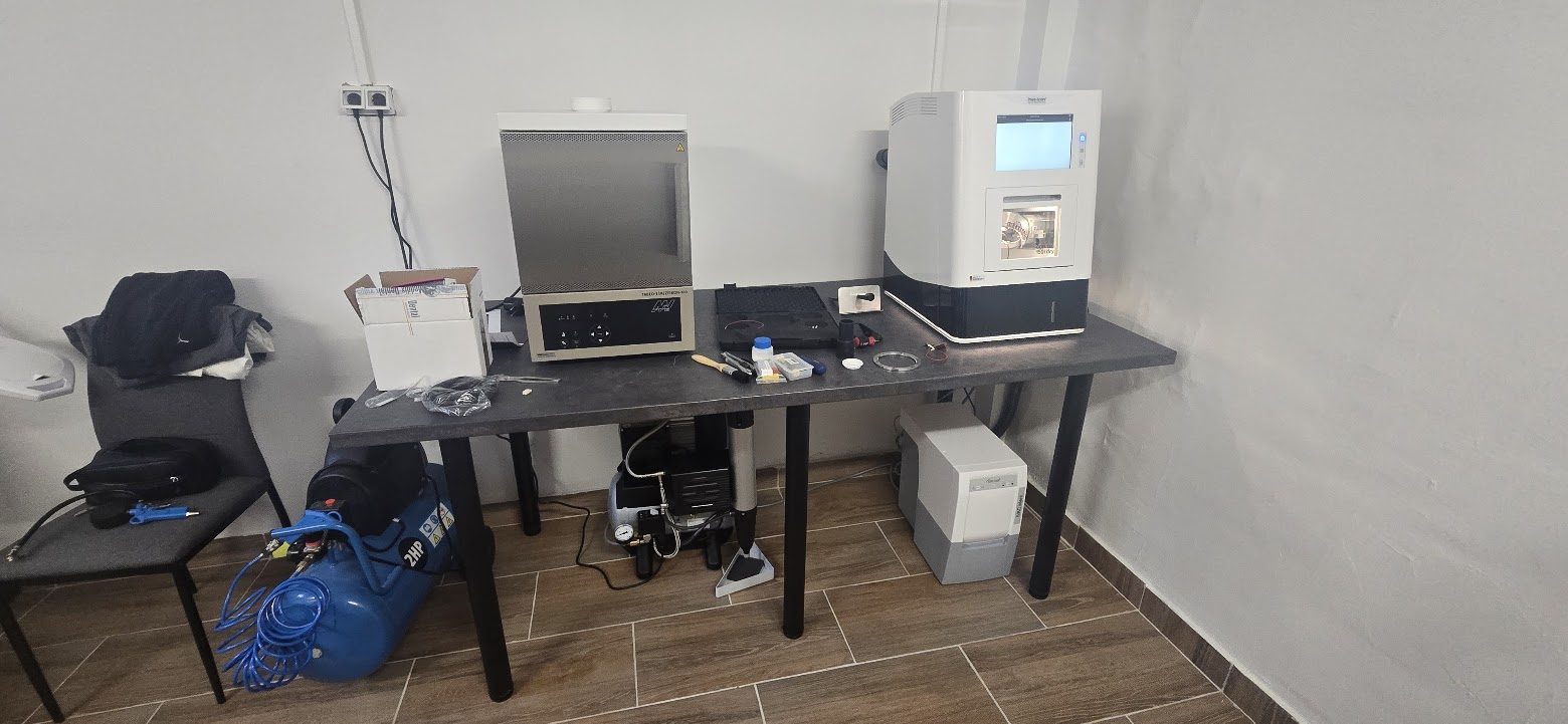 CAD/CAM glodanje cirkonskog mosta na licu mjesta u Bjelovaru